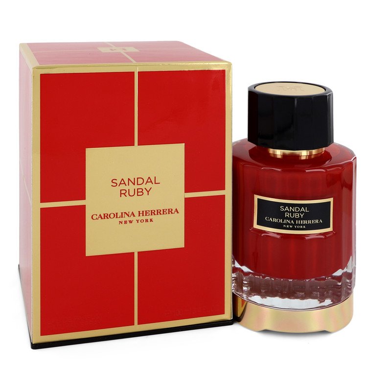 Sandal Ruby by Carolina Herrera Eau De Parfum Spray (Unisex) 3.4 oz for Women